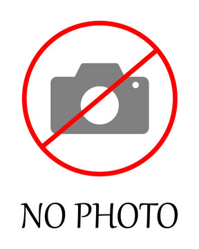 colored no photo sign icon. Element of web icon for mobile concept and web apps. Detailed colored no photo sign icon can be used for web and mobile. Premium icon
