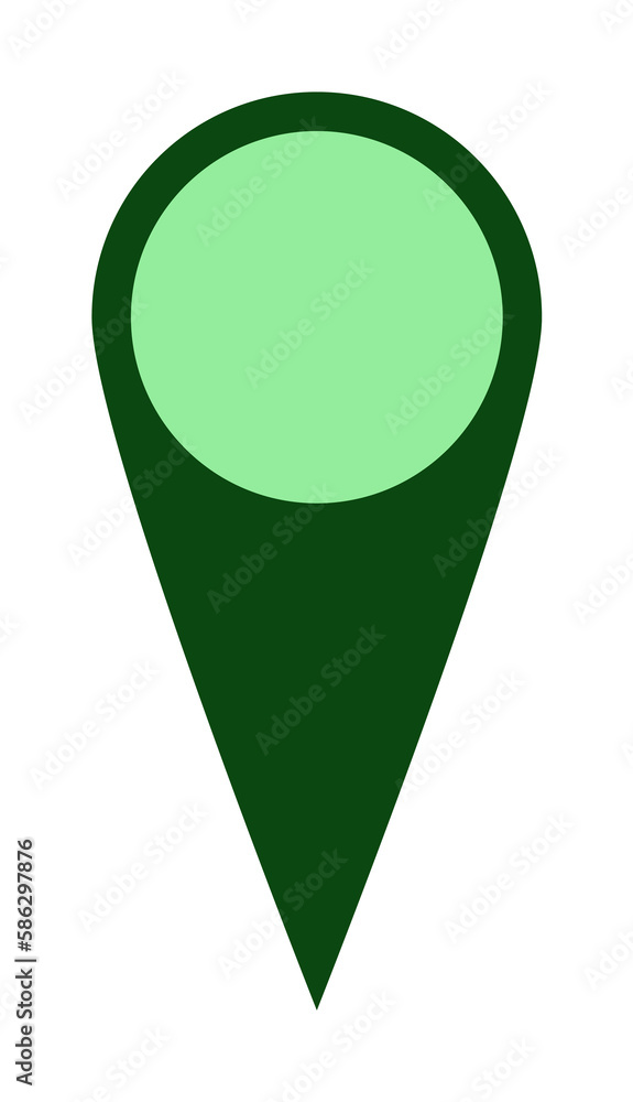Poster pin icon. element of web icon for mobile concept and web apps. colored isolated pin icon can be used
