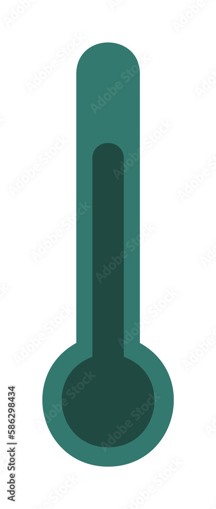 Poster thermometer icon. element of web icon for mobile concept and web apps. colored isolated thermometer 