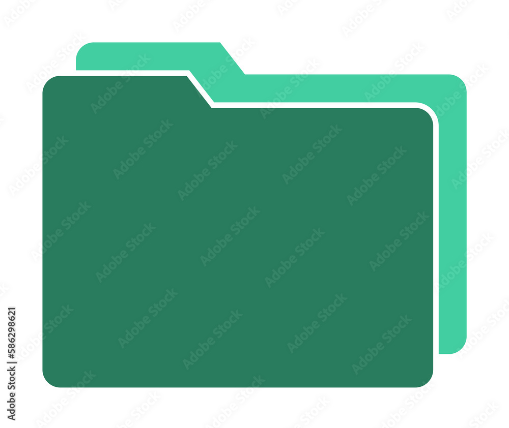 Poster folders icon. element of web icon for mobile concept and web apps. colored isolated folders icon can