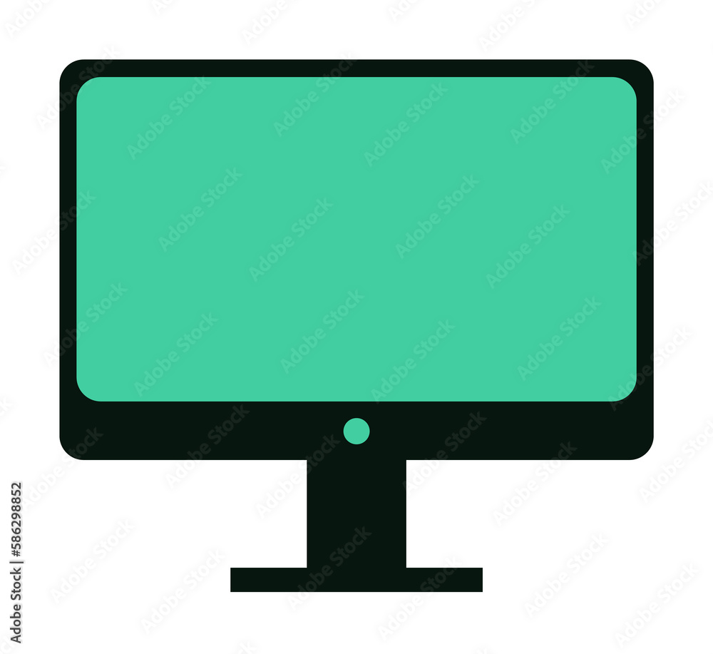 Poster monitor icon. element of web icon for mobile concept and web apps. colored isolated monitor icon can