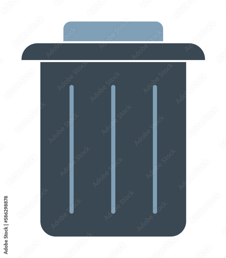 Poster bin icon. element of web icon for mobile concept and web apps. colored isolated bin icon can be used