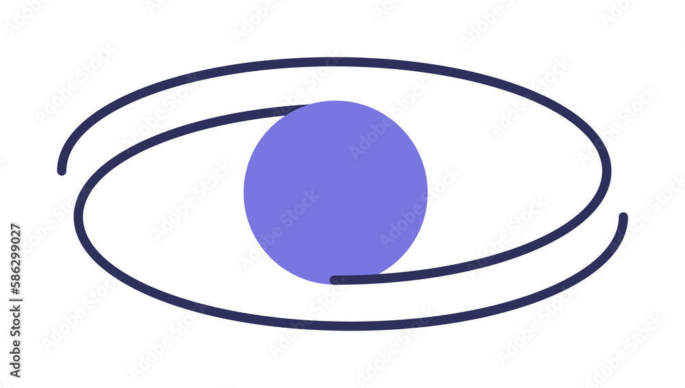 Poster galaxy colored icon. element of web icon for mobile concept and web apps. colored isolated galaxy ic
