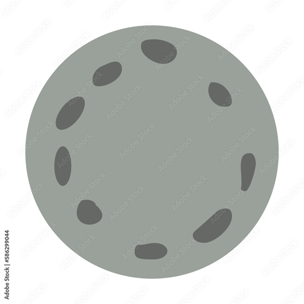 Poster moon colored icon. element of web icon for mobile concept and web apps. colored isolated moon icon c