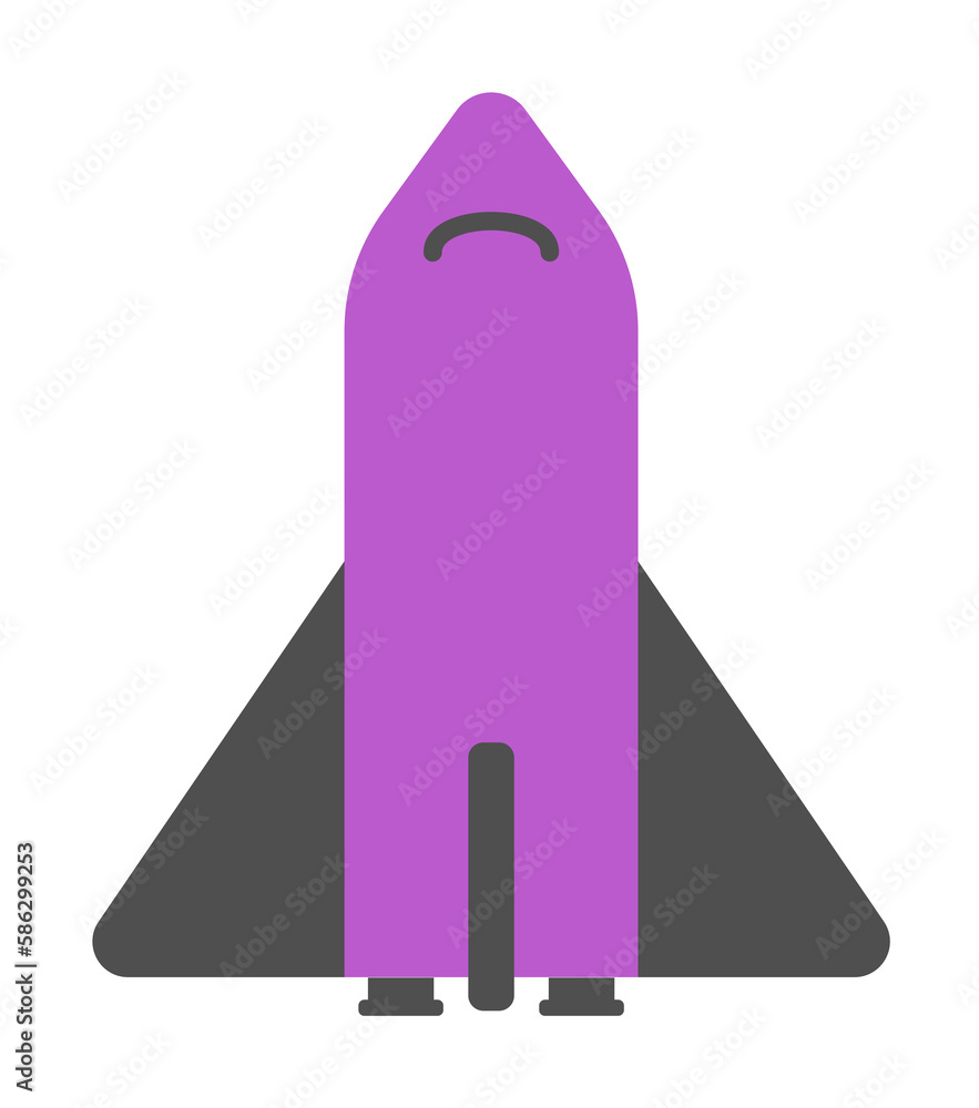 Poster shuttle colored icon. element of web icon for mobile concept and web apps. colored isolated shuttle 