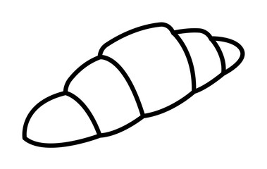 croissant icon. Element of food icon for mobile concept and web apps. Thin line croissant icon can be used for web and mobile