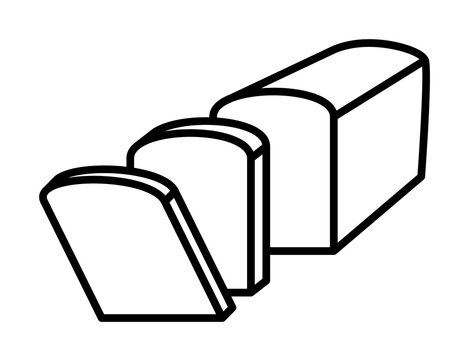 recommend clip art: sliced loaves of bread icon. Element of food icon for mobile concept and web apps. Thin line sliced loaves of bread icon can be used for web and mobile