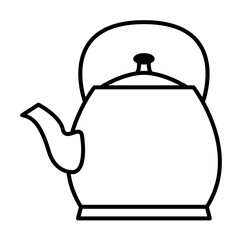 kettle icon. Element of food icon for mobile concept and web apps. Thin line kettle icon can be used for web and mobile