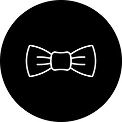 Bow Tie Line Inverted Icon