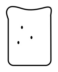 toasts icon. Element of food icon for mobile concept and web apps. Thin line toasts icon can be used for web and mobile