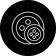 Button Line Inverted Icon