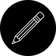 Pencil Line Inverted Icon