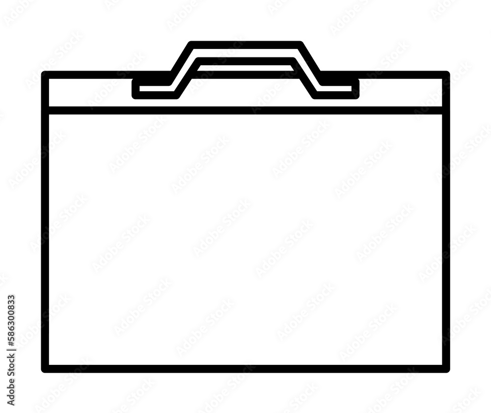 Aufkleber bag from the store icon. element of mobile banking for smart concept and web apps. thin line bag fro