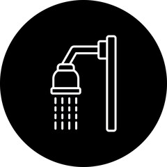 Shower Line Inverted Icon
