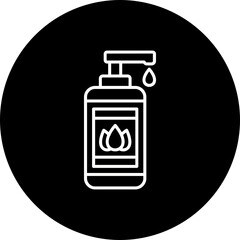 Lotion Line Inverted Icon