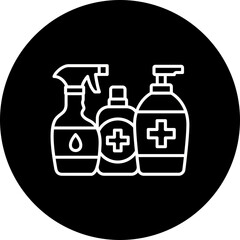 Hygiene Product Line Inverted Icon