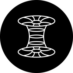 Wormhole Line Inverted Icon