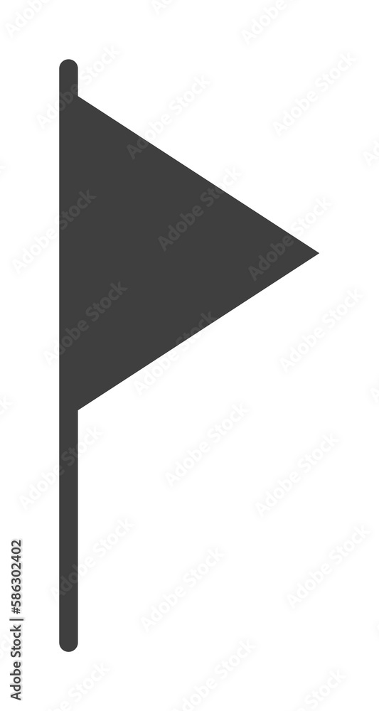Poster flag icon. one of the collection icons for websites, web design, mobile app