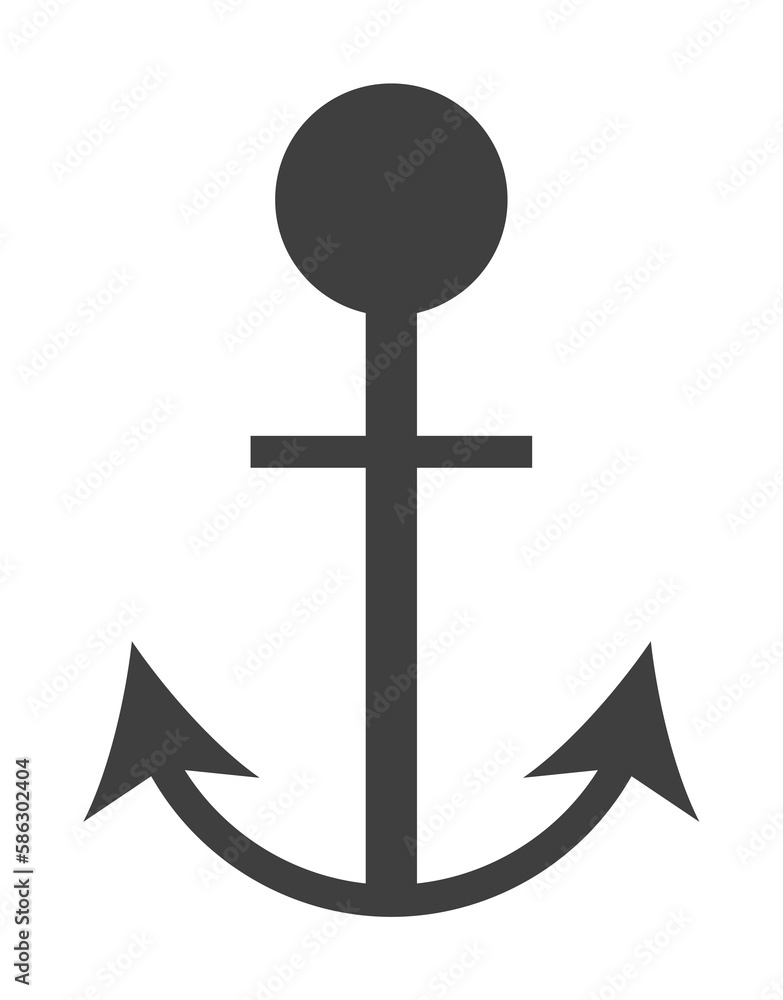 Poster anchor icon. one of the collection icons for websites, web design, mobile app