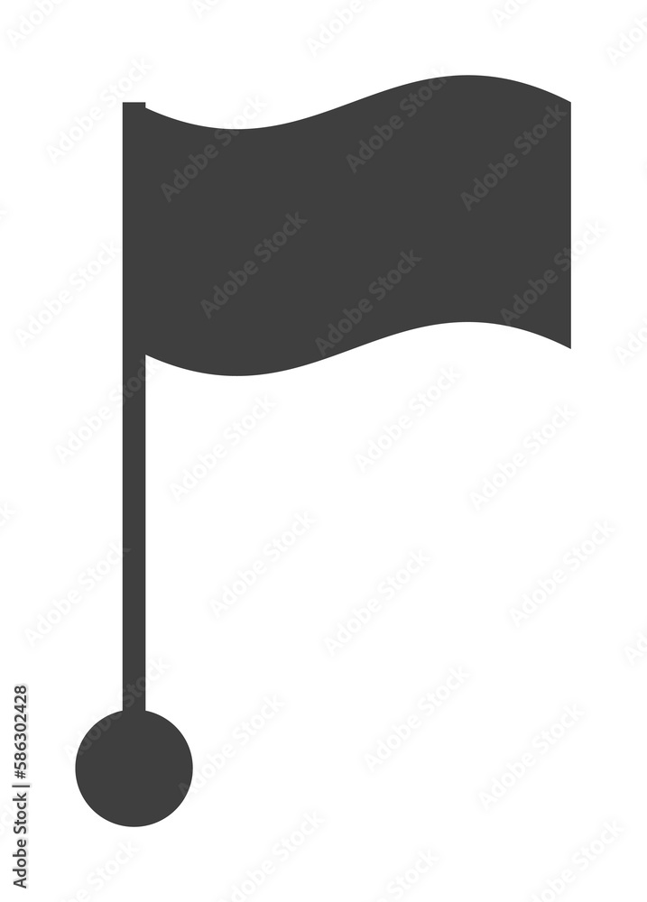 Poster flag icon. one of the collection icons for websites, web design, mobile app