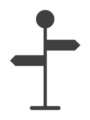 road signboard icon. One of the collection icons for websites, web design, mobile app