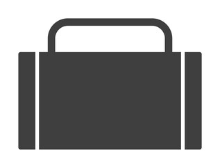 suitcase icon. One of the collection icons for websites, web design, mobile app