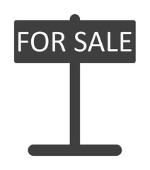 for sale road sign icon. One of the collection icons for websites, web design, mobile app