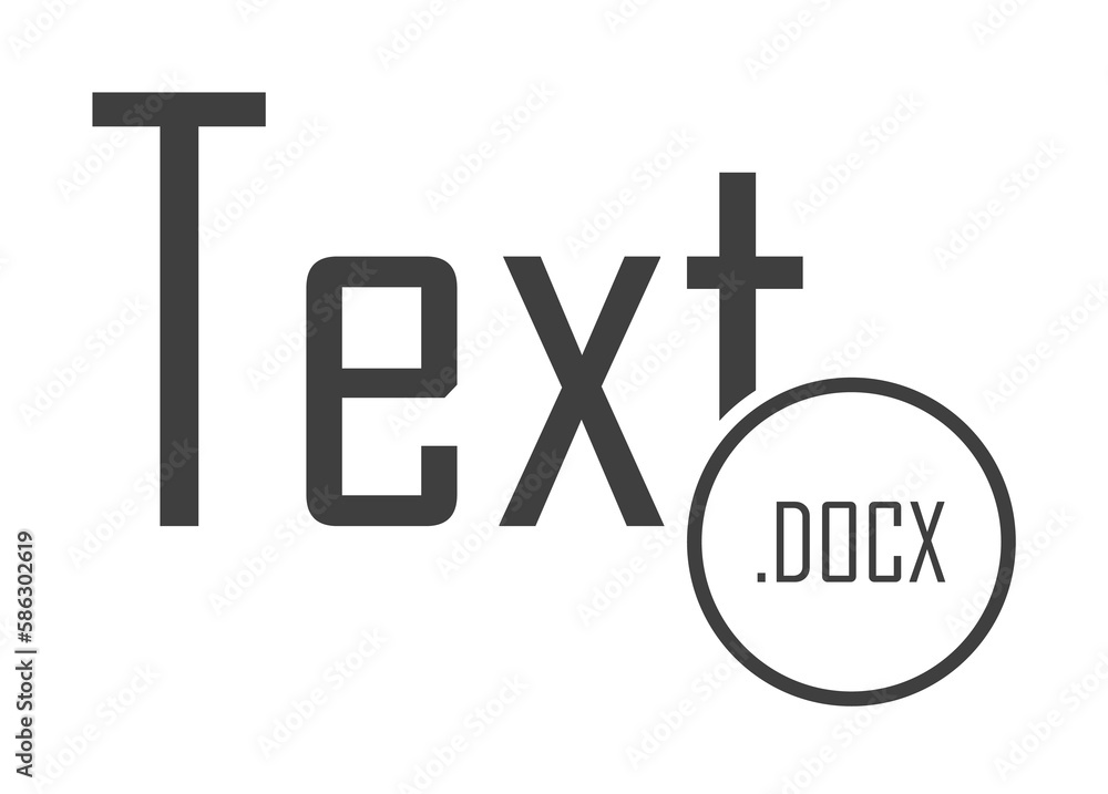 Aufkleber text doc icon. one of the collection icons for websites, web design, mobile app