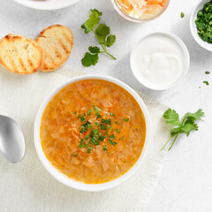 Cabbage (sauerkraut) soup