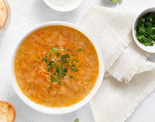 Cabbage (sauerkraut) soup