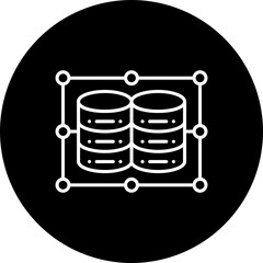 Data Line Inverted Icon