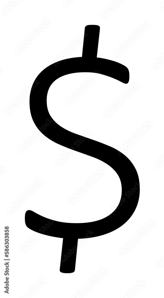 Poster dollar sign icon. element of web icon with one color for mobile concept and web apps. isolated dolla