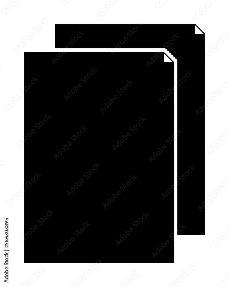 Aufkleber sheets icon. element of web icon with one color for mobile concept and web apps. isolated sheets ico