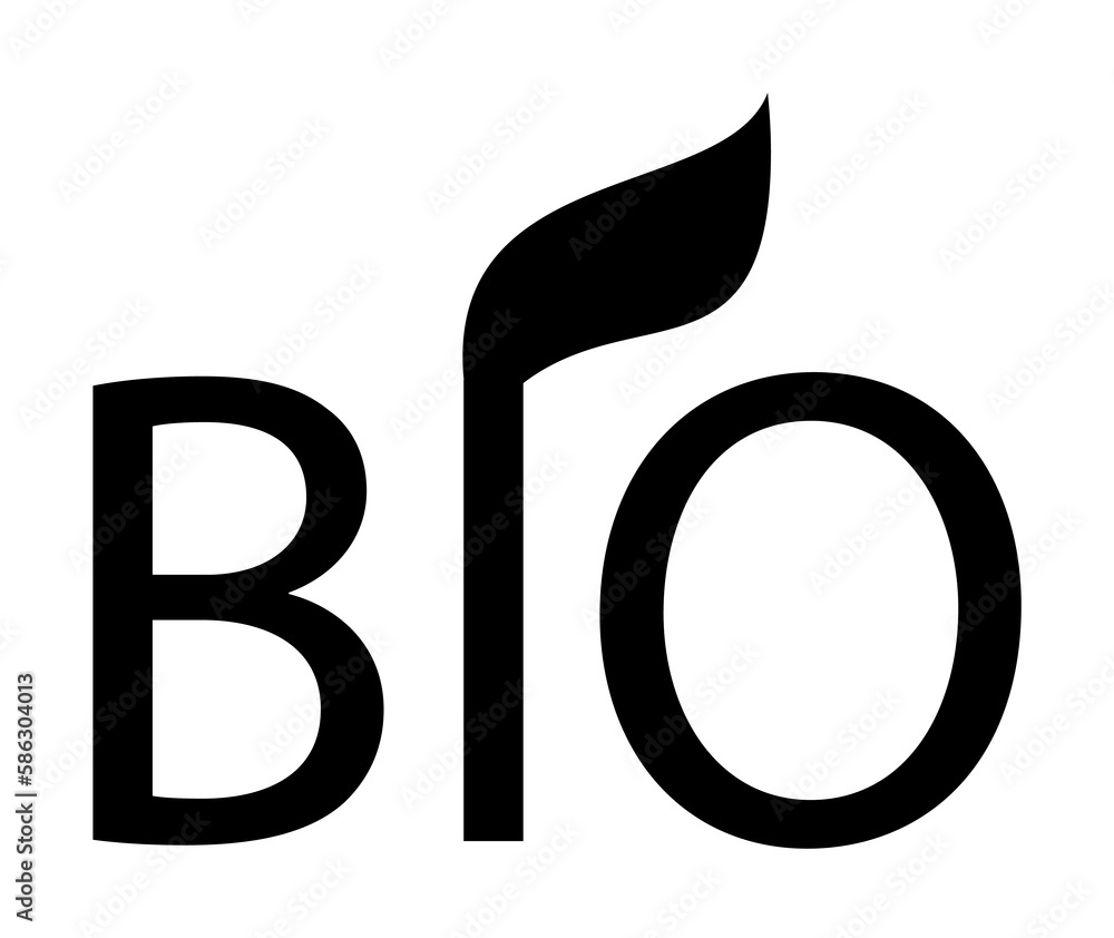 Aufkleber bio products icon. Element of web icon with one color for mobile concept and web apps. Isolated bio products icon can be used for web and mobile