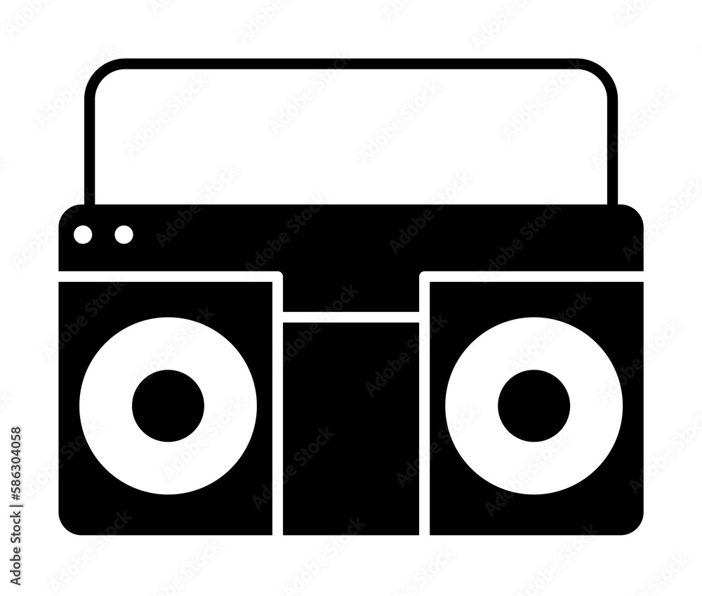 Aufkleber record player icon. element of web icon with one color for mobile concept and web apps. isolated rec