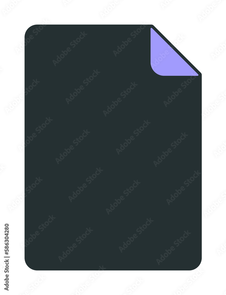 Aufkleber paper icon. element of web icon with one color for mobile concept and web apps. isolated paper icon 