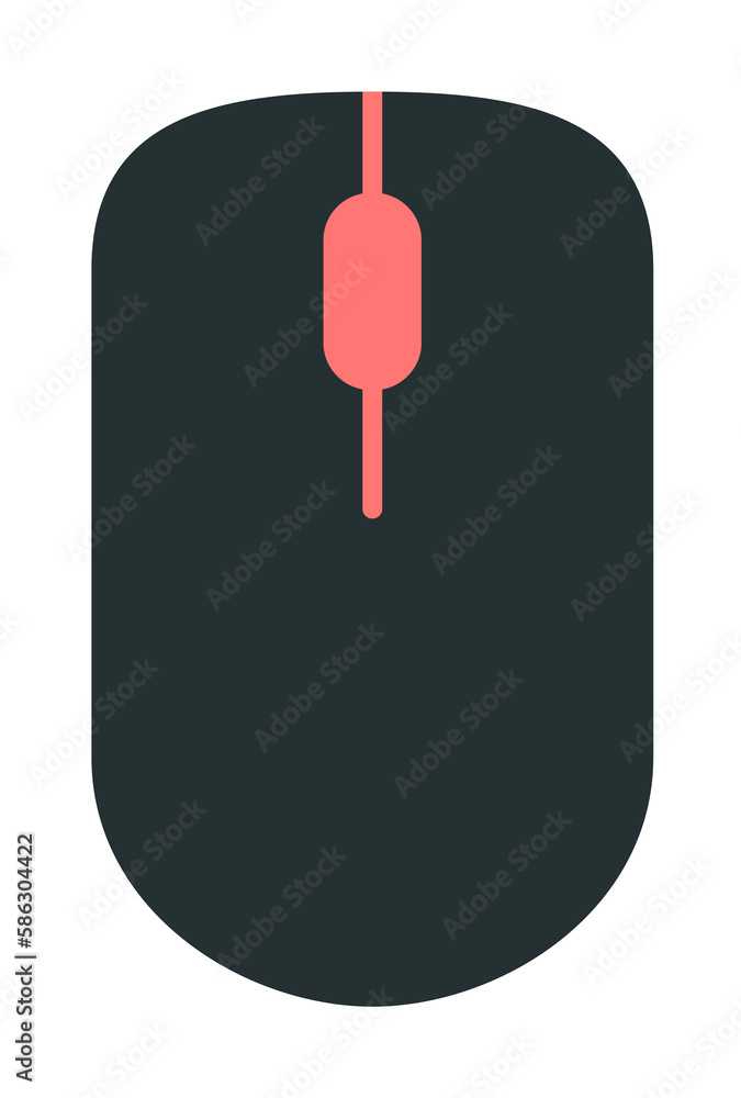 Aufkleber pc mouse icon. element of web icon with one color for mobile concept and web apps. isolated pc mouse
