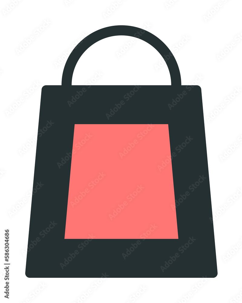 Poster store bag icon. element of web icon with one color for mobile concept and web apps. isolated store b