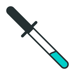 pipette icon. Element of web icon with one color for mobile concept and web apps. Isolated pipette icon can be used for web and mobile