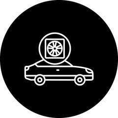 Ventilation Line Inverted Icon