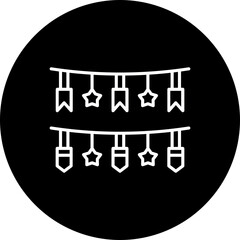 Garland Line Inverted Icon