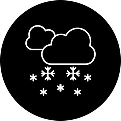 Snowfall Line Inverted Icon