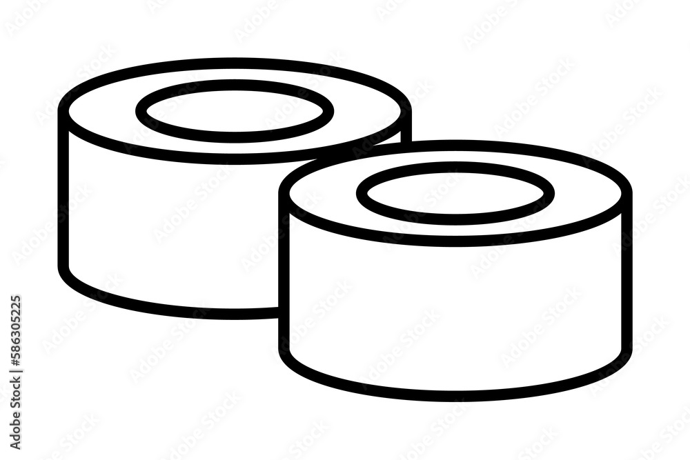 Poster land icon. element of fast food for mobile concept and web apps icon. thin line icon for website des