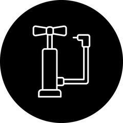 Air Pump Line Inverted Icon