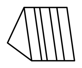 Cheese Cake icon. Element of fast food for mobile concept and web apps icon. Thin line icon for website design and development, app development