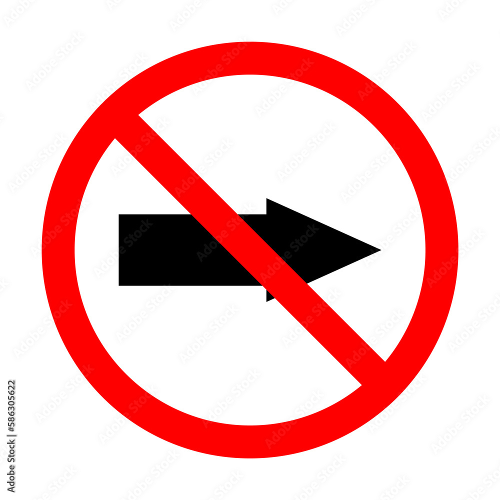 Poster heading prohibited icon. element of ptohibited sign for mobile concept and web apps. sign of heading