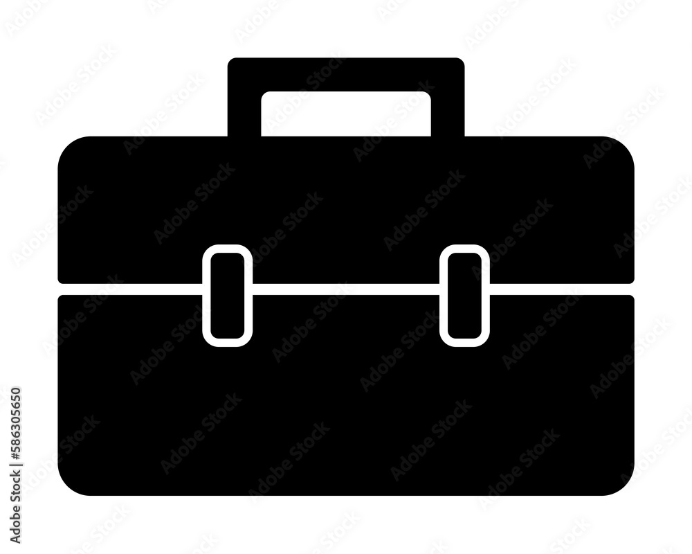 Aufkleber briefcase icon. element of banking and finance icon for mobile concept and web apps. glyph style bri