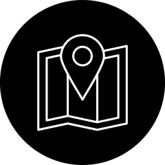 Navigation Line Inverted Icon