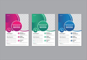 modern trend professional business flyer design corporate 