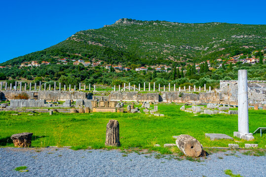 Asklepieion of Archaeological Site of Ancient Messini in Greece